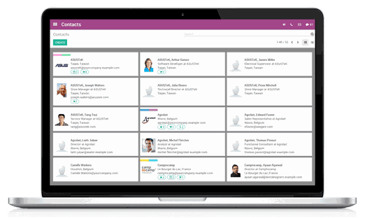 Odoo - Sample 2 for three columns