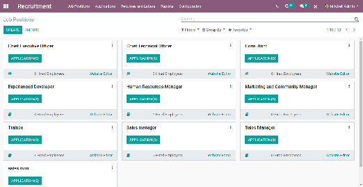 Odoo - Sample 2 for three columns
